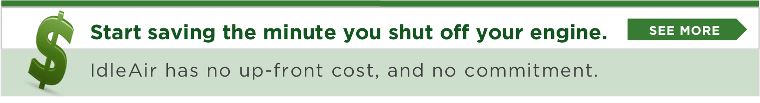 Start Saving Instantly when using IdleAir